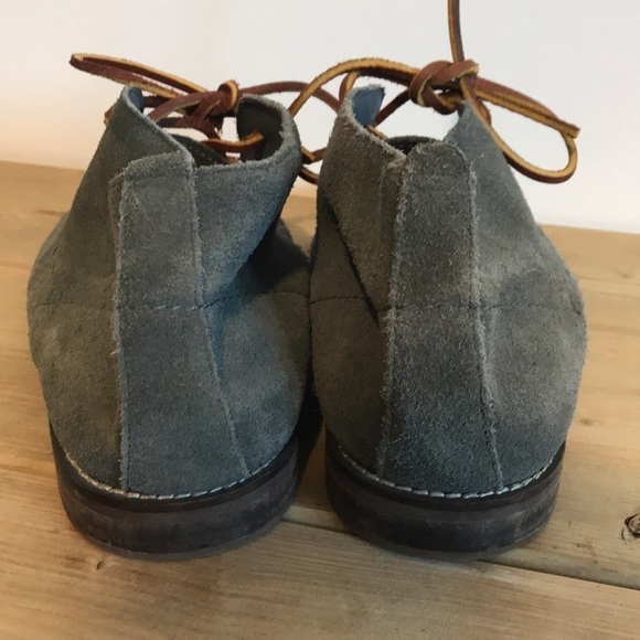 GUESS Men's Hubert Grey suede Boot dressy shoes 9 M - Picture 8 of 10